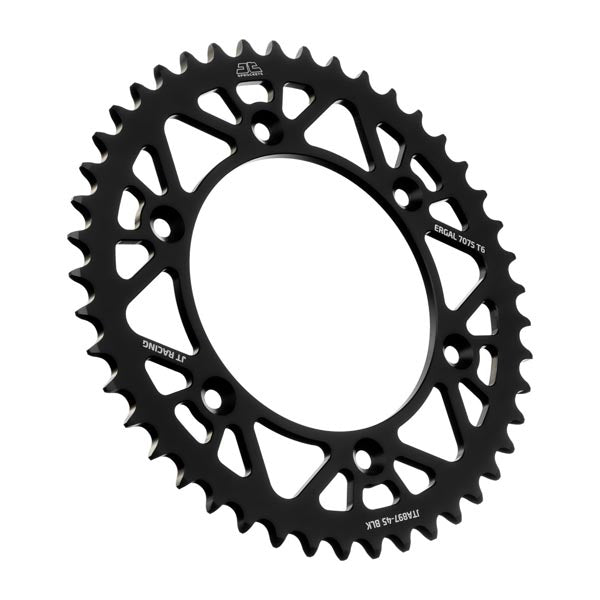 JT 897 RACELITE REAR SPROCKET 45 TEETH BLACK JTA897.45BLK