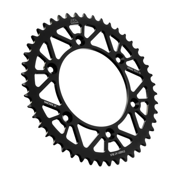 JT 897 RACELITE REAR SPROCKET 47 TEETH BLACK JTA897.47BLK