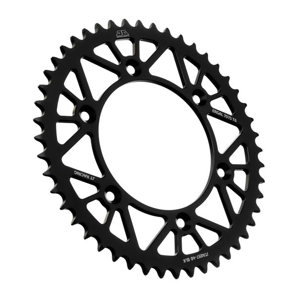 JT 897 RACELITE REAR SPROCKET 48 TEETH BLACK JTA897.48BLK
