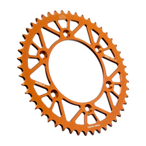 JT 897 RACELITE REAR SPROCKET 48 TEETH ORANGE JTA897.48ORG