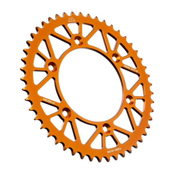 JT 897 RACELITE REAR SPROCKET 49 TEETH ORANGE JTA897.49ORG