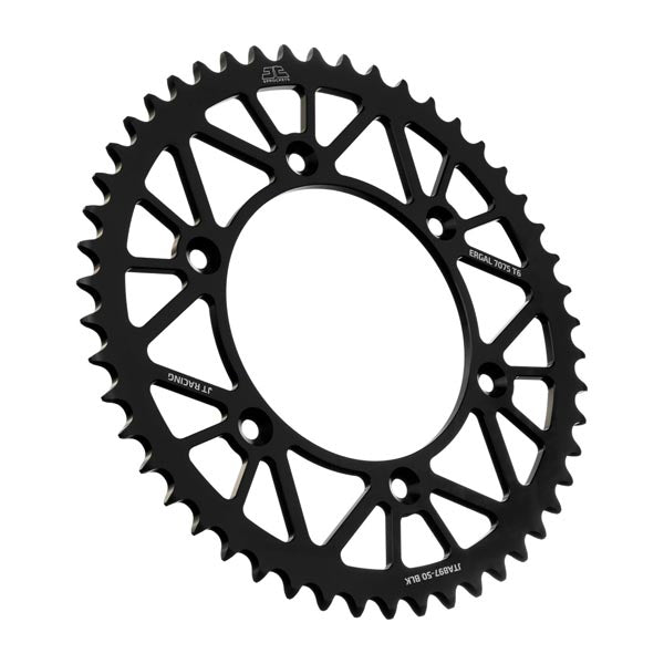 JT 897 RACELITE REAR SPROCKET 50 TEETH BLACK JTA897.50BLK
