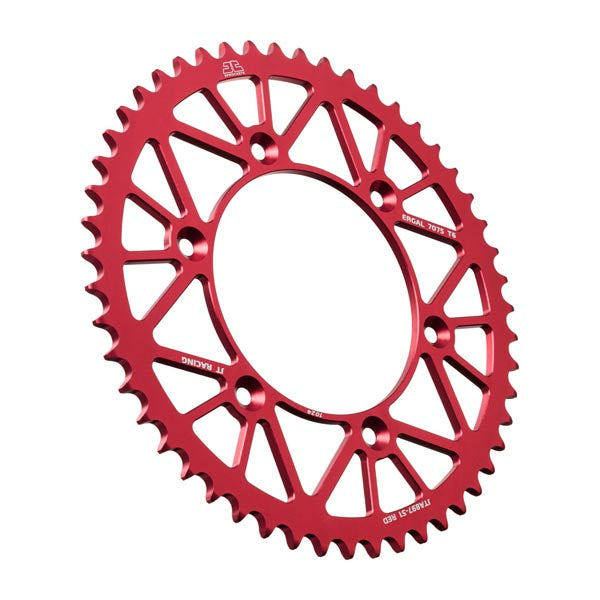 JT 897 RACELITE REAR SPROCKET 51 TEETH RED JTA897.51RED