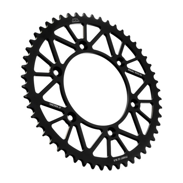 JT 897 RACELITE REAR SPROCKET 52 TEETH BLACK JTA897.52BLK