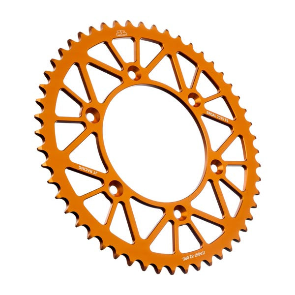 JT 897 RACELITE REAR SPROCKET 52 TEETH ORANGE JTA897.52ORG