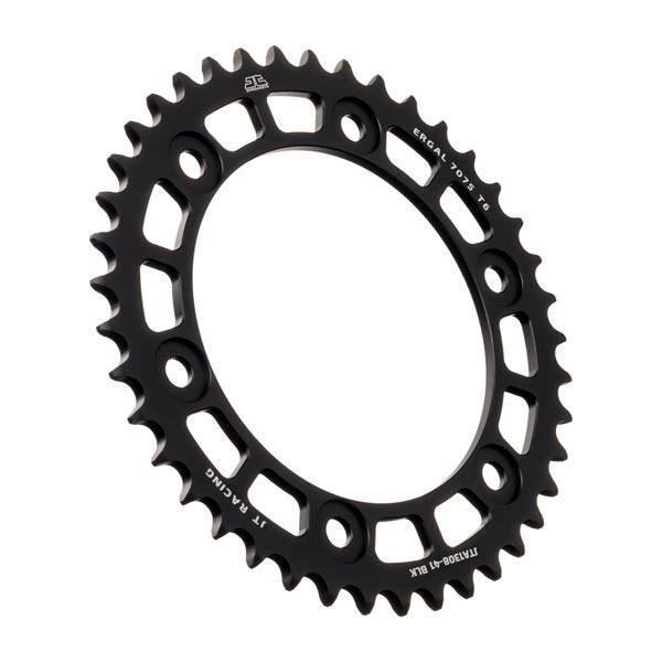 JT 1308 RACELITE REAR SPROCKET 41 TEETH BLACK JTA1308.41BLK