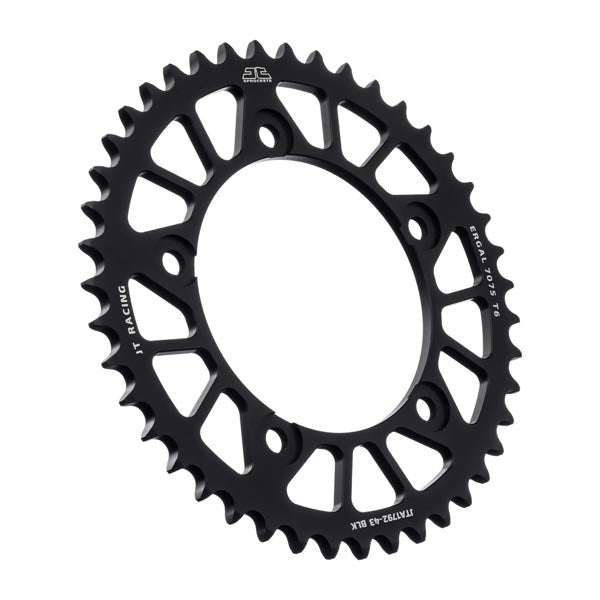 JT 1792 RACELITE REAR SPROCKET 43 TEETH BLACK JTA1792.43BLK