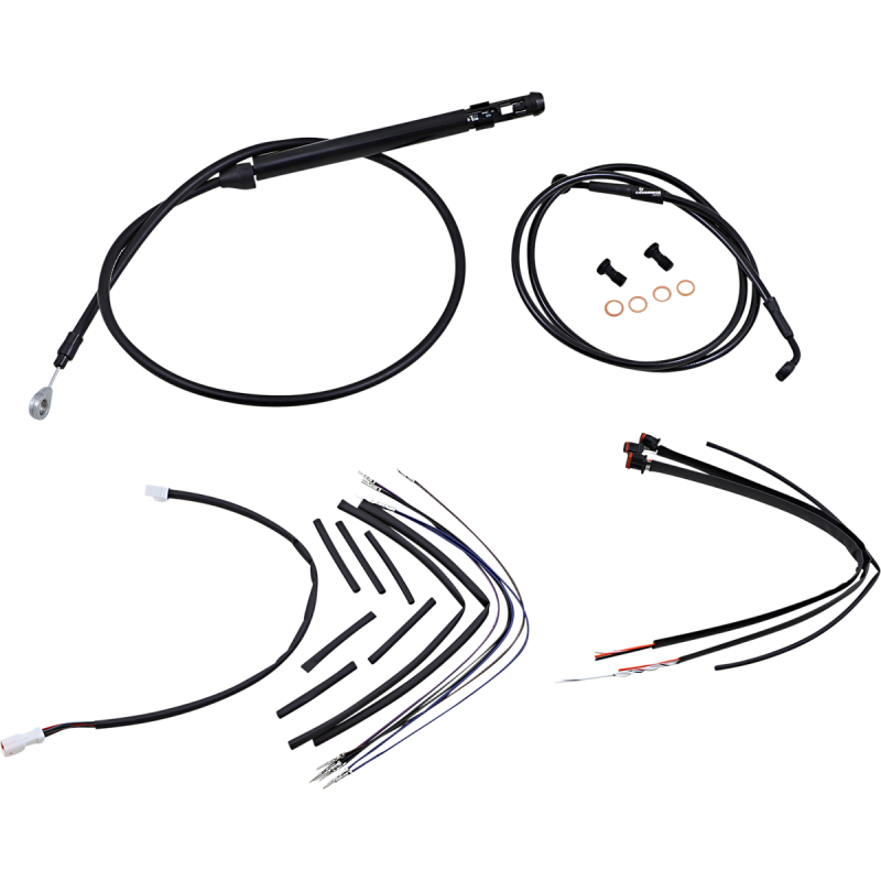 BURLY BRAND CONTROL KIT - 16" APE HANGER HANDLEBARS B30-1261