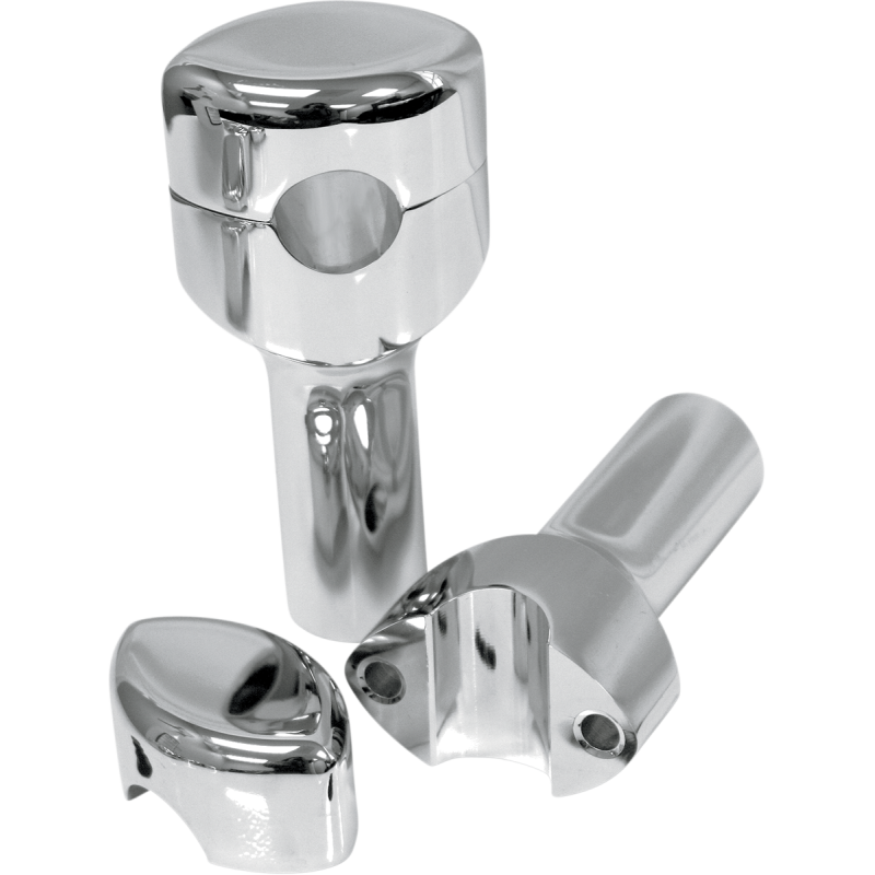 LA CHOPPERS RISERS 1 SMOOTH 4" CHR  " LA-7402-04