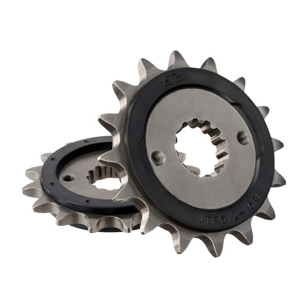 JT 512 RUBBER CUSHIONED FRONT SPROCKET 16 TEETH RUBBER CUSHION JTF512.16RB