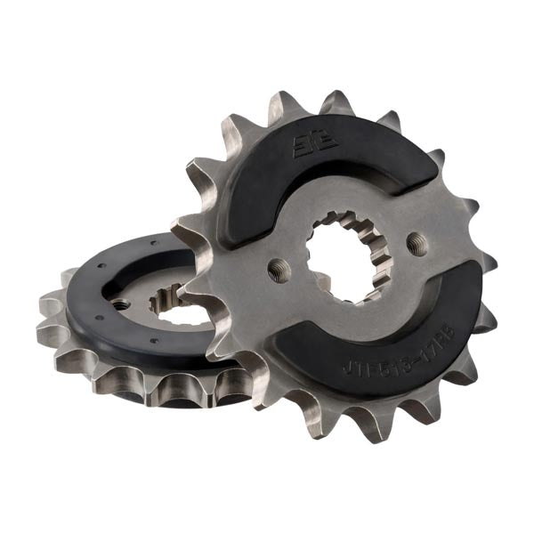 JT 513 RUBBER CUSHIONED FRONT SPROCKET 17 TEETH RUBBER CUSHION JTF513.17RB