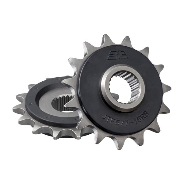 JT 577 RUBBER CUSHIONED FRONT SPROCKET 15 TEETH RUBBER CUSHION JTF577.15RB