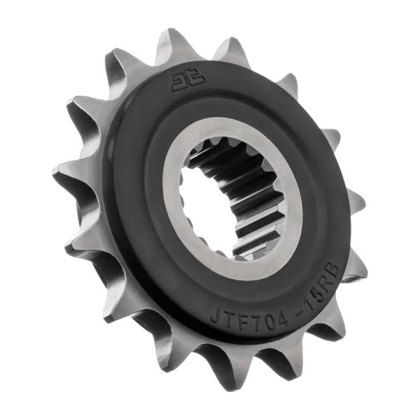 JT 704 RUBBER CUSHIONED FRONT SPROCKET 15 TEETH RUBBER CUSHION JTF704.15RB