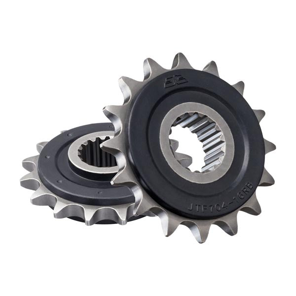 JT 704 RUBBER CUSHIONED FRONT SPROCKET 16 TEETH RUBBER CUSHION JTF704.16RB