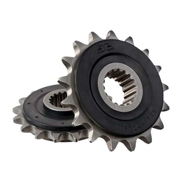 JT 704 RUBBER CUSHIONED FRONT SPROCKET 17 TEETH RUBBER CUSHION JTF704.17RB