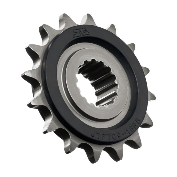 JT 709 RUBBER CUSHIONED FRONT SPROCKET 16 TEETH RUBBER CUSHION JTF709.16RB