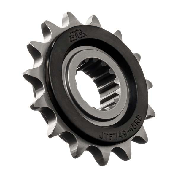 JT 749 RUBBER CUSHIONED FRONT SPROCKET 15 TEETH RUBBER CUSHION JTF749.15RB