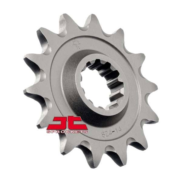 JT 824 SELF-CLEANING STEEL FRONT SPROCKET 14 TEETH SELF CLEANING JTF824.14SC