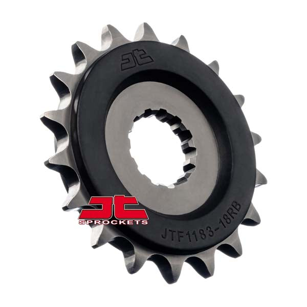 JT 1183 RUBBER CUSHIONED FRONT SPROCKET 18 TEETH RUBBER CUSHION JTF1183.18RB