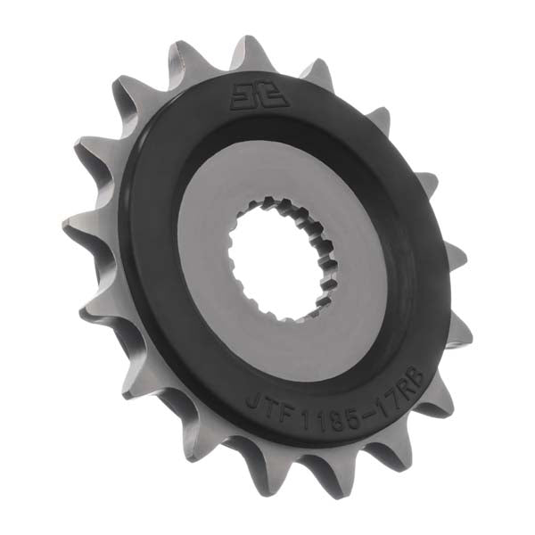 JT 1185 RUBBER CUSHIONED FRONT SPROCKET 17 TEETH RUBBER CUSHION JTF1185.17RB