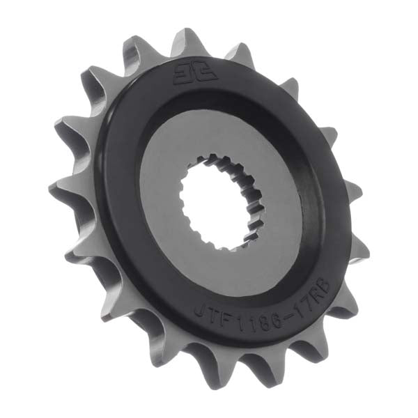 JT 1186 RUBBER CUSHIONED FRONT SPROCKET 17 TEETH RUBBER CUSHION JTF1186.17RB