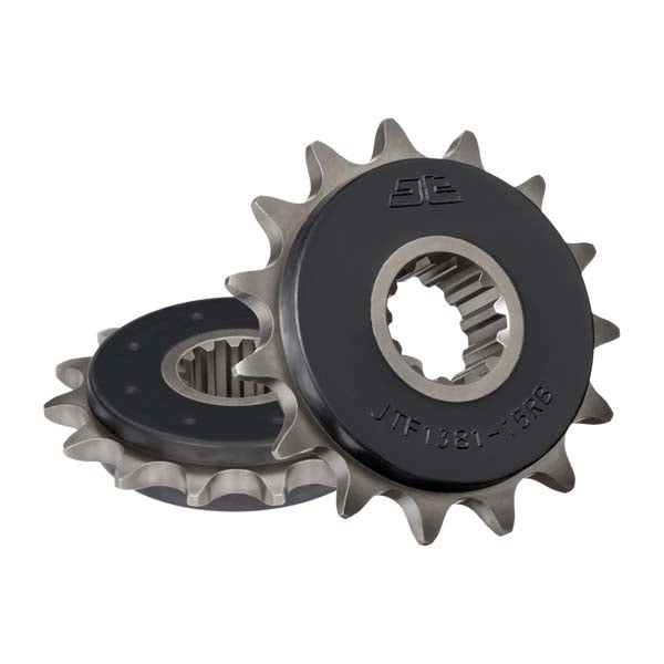 JT 1381 RUBBER CUSHIONED FRONT SPROCKET 15 TEETH RUBBER CUSHION JTF1381.15RB