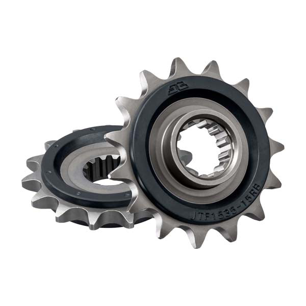 JT 1535 RUBBER CUSHIONED FRONT SPROCKET 15 TEETH RUBBER CUSHION JTF1535.15RB