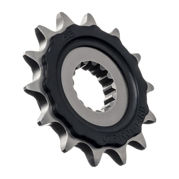 JT 1901 RUBBER CUSHIONED FRONT SPROCKET 14 TEETH RUBBER CUSHION JTF1901.14RB