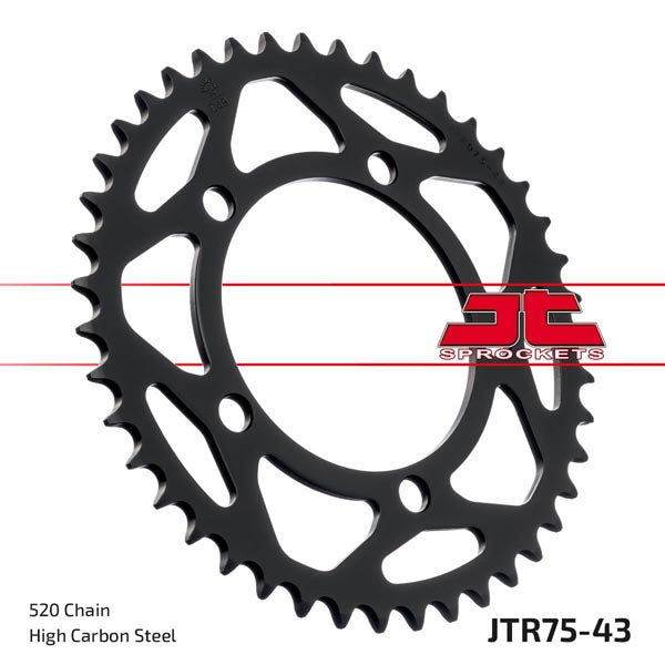 JT 75 REAR SPROCKET 43 TEETH JTR75.43