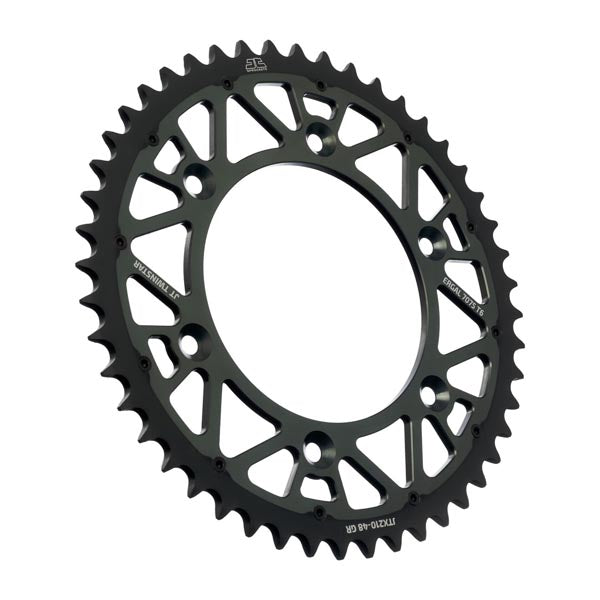 JT 210 TWINSTAR REAR SPROCKET 48 TEETH GREY JTX210.48GR
