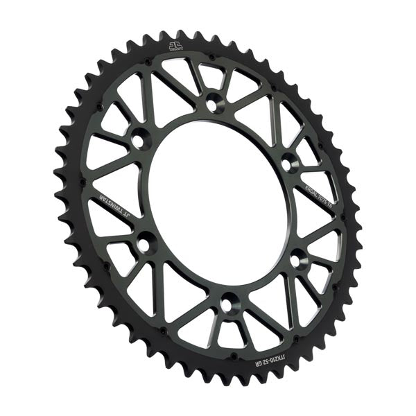 JT 210 TWINSTAR REAR SPROCKET 52 TEETH GREY JTX210.52GR