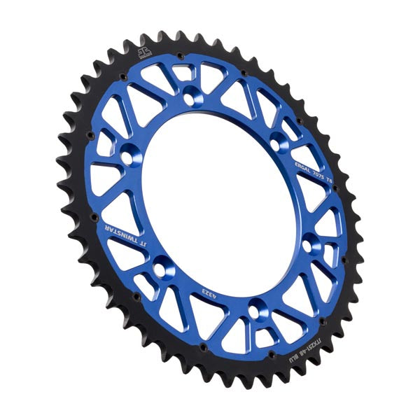JT 251 TWINSTAR REAR SPROCKET 48 TEETH BLUE JTX251.48BLU