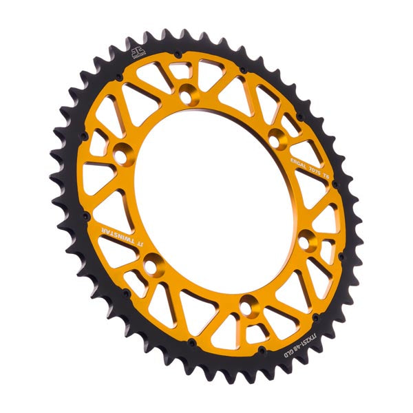 JT 251 TWINSTAR REAR SPROCKET 48 TEETH GOLD JTX251.48GLD