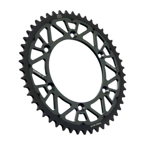 JT 251 TWINSTAR REAR SPROCKET 49 TEETH GREY JTX251.49GR