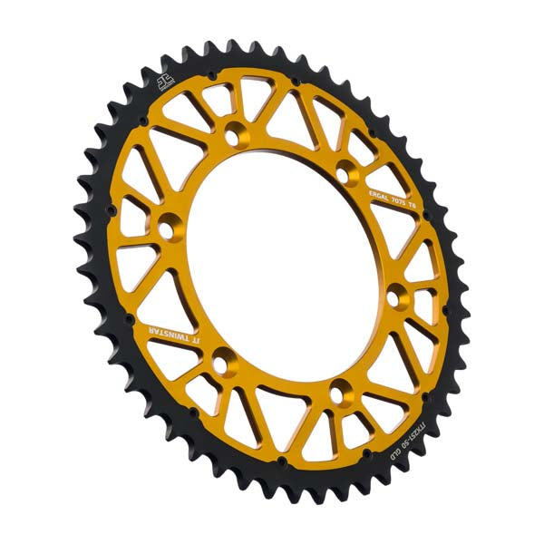 JT 251 TWINSTAR REAR SPROCKET 50 TEETH GOLD JTX251.50GLD
