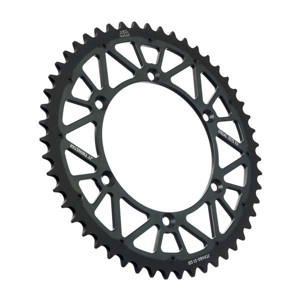 JT 460 TWINSTAR REAR SPROCKET 51 TEETH GREY JTX460.51GR