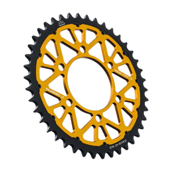 JT 478 TWINSTAR REAR SPROCKET 42 TEETH GOLD JTX478.42GLD
