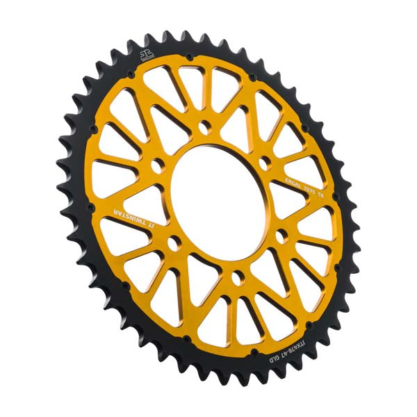 JT 478 TWINSTAR REAR SPROCKET 47 TEETH GOLD JTX478.47GLD