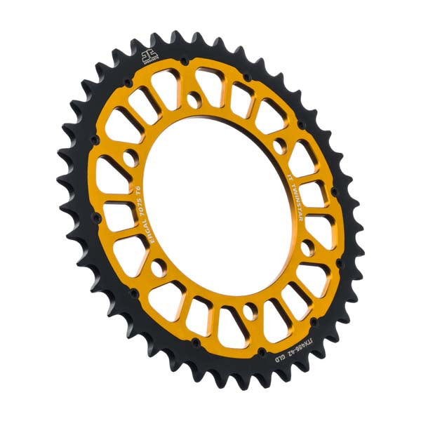 JT 486 TWINSTAR REAR SPROCKET 42 TEETH GOLD JTX486.42GLD