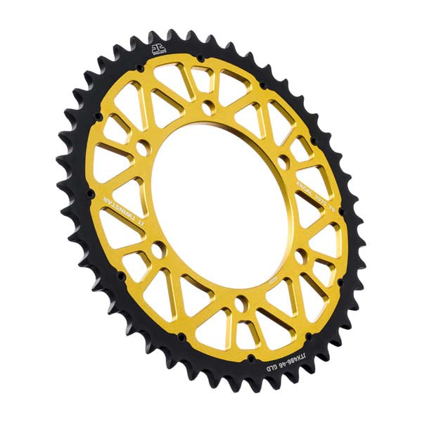 JT 486 TWINSTAR REAR SPROCKET 46 TEETH GOLD JTX486.46GLD