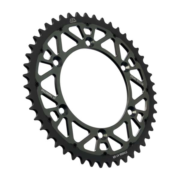 JT 808 TWINSTAR REAR SPROCKET 47 TEETH GREY JTX808.47GR