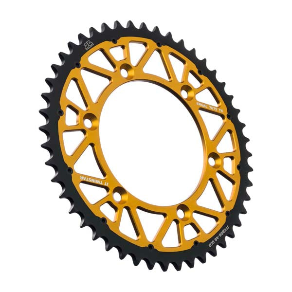 JT 808 TWINSTAR REAR SPROCKET 48 TEETH GOLD JTX808.48GLD