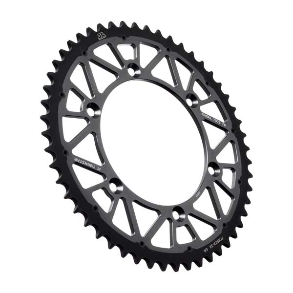 JT 822 TWINSTAR REAR SPROCKET 52 TEETH GREY JTX822.52GR