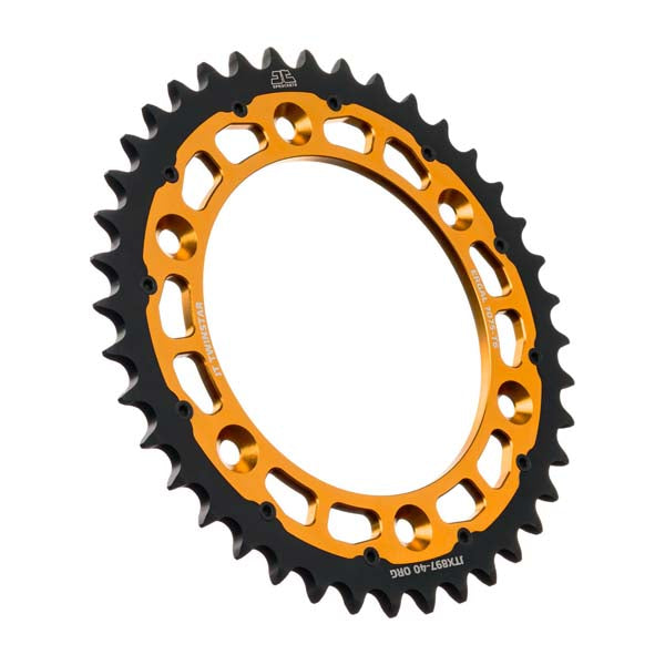 JT 897 TWINSTAR REAR SPROCKET 40 TEETH ORANGE JTX897.40ORG
