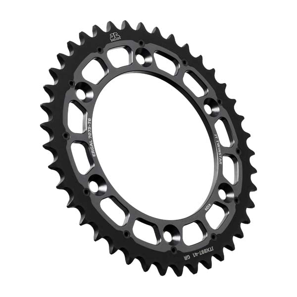JT 897 TWINSTAR REAR SPROCKET 41 TEETH GREY JTX897.41GR
