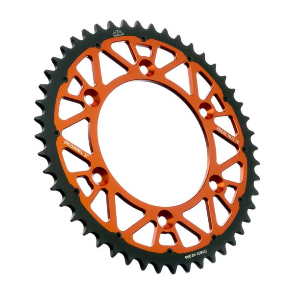 JT 897 TWINSTAR REAR SPROCKET 48 TEETH ORANGE JTX897.48ORG