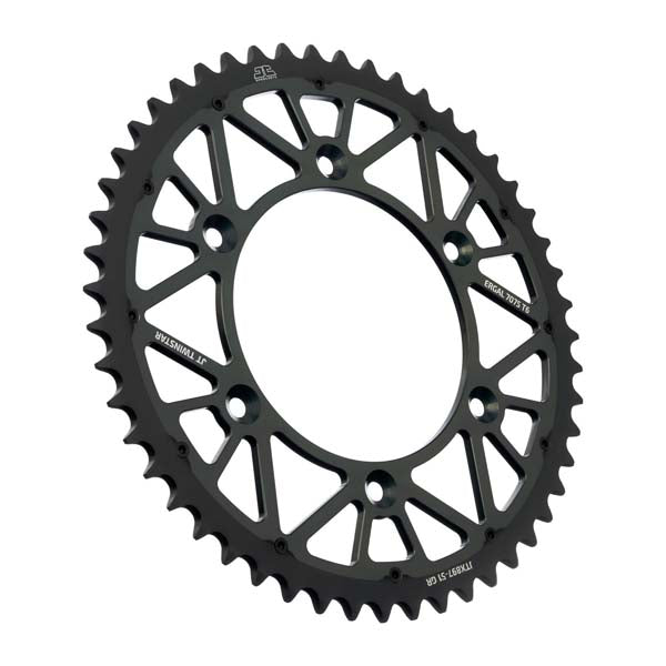 JT 897 TWINSTAR REAR SPROCKET 51 TEETH GREY JTX897.51GR