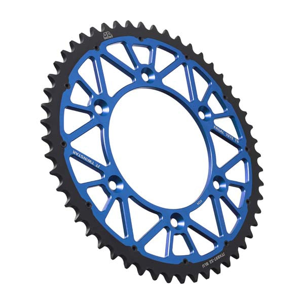 JT 897 TWINSTAR REAR SPROCKET 52 TEETH BLUE JTX897.52BLU