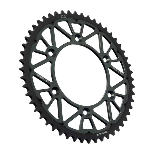 JT 897 TWINSTAR REAR SPROCKET 52 TEETH GREY JTX897.52GR