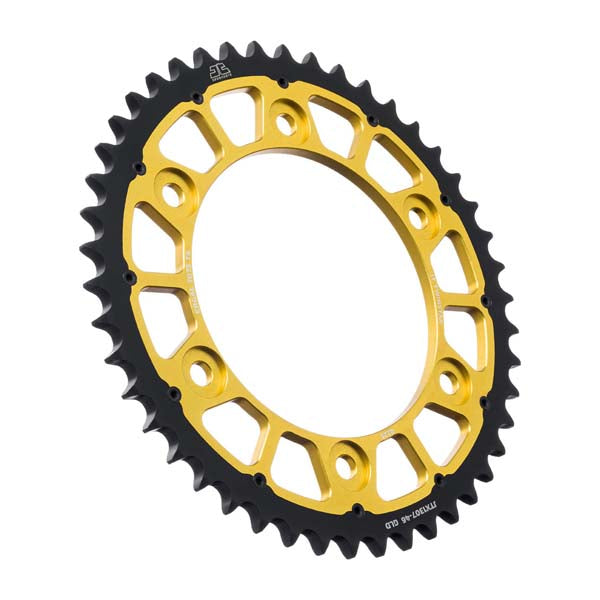 JT 1307 TWINSTAR REAR SPROCKET 46 TEETH GOLD JTX1307.46GLD